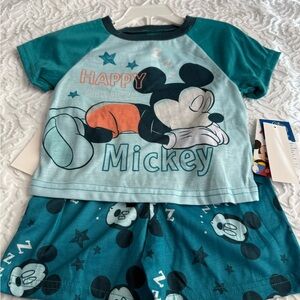 Disney Junior Mickey Mouse "Happy Dreams" Pajama Set 18M NWT